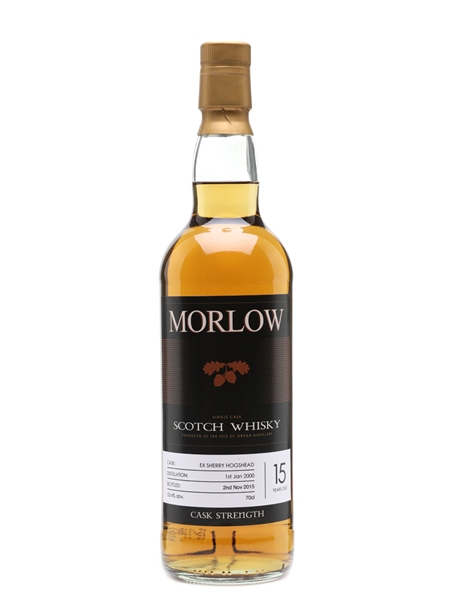 Arran 2000 Morlow Private Cask 15 Year Old Sherry Hogshead 70cl / 53.4%