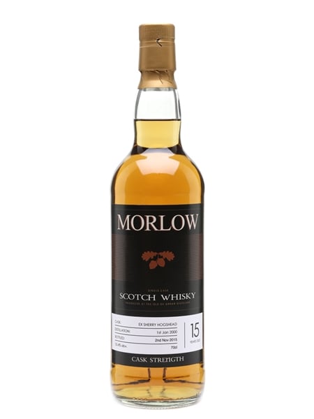 Arran 2000 Morlow Private Cask 15 Year Old Sherry Hogshead 70cl / 53.4%