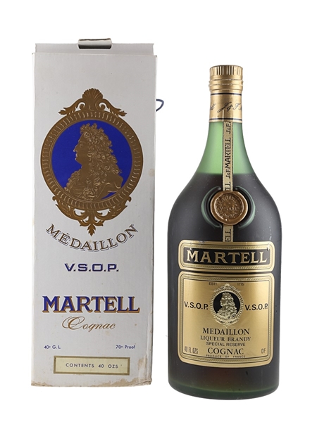 Martell Medaillon VSOP Cognac Bottled 1970s 113cl / 40%