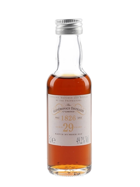 Glendronach Grandeur 29 Year Old - Trade Sample 2023 Release - Batch Number 012 5cl / 49.2%