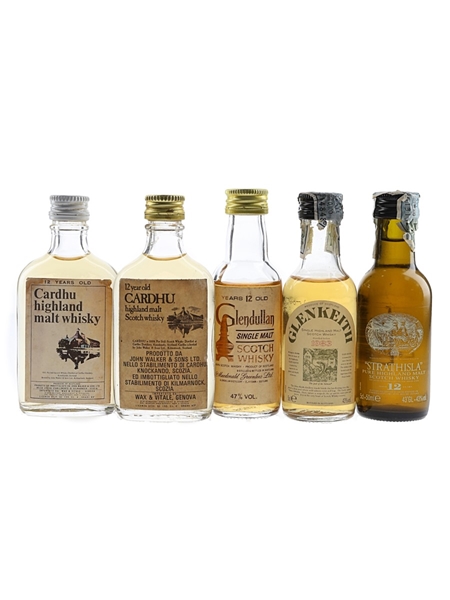 Assorted Single Malt Scotch Whisky  5 x 5cl