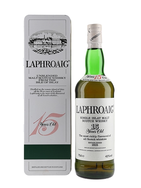 Laphroaig 15 Year Old Bottled 1980s 75cl / 43%