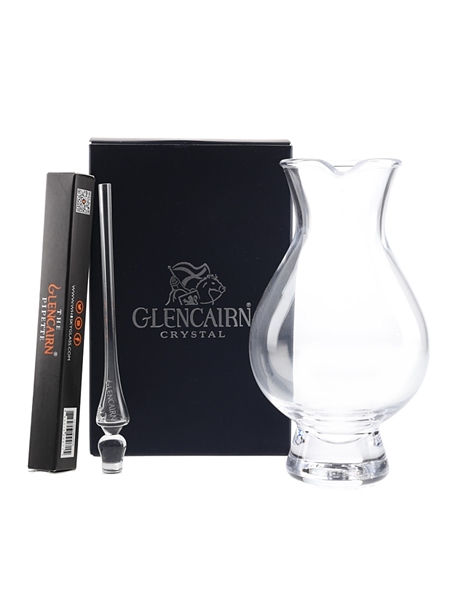 Glencairn Crystal Water Jug & Pipette  13.5cm Tall