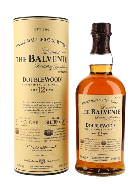 Balvenie 12 Year Old Doublewood  70cl / 40%