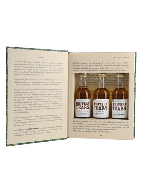 Writers Tears Triple Distilled 3 x 5cl