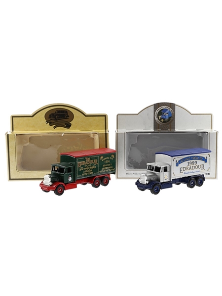 Edradour Whisky Christmas Lorry 1996 & 1999 Lledo Collectibles 