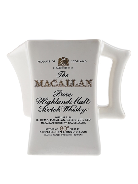 Macallan Water Jug 1970s-1980s - Rinaldi 14.5cm x 9.5cm x 9.5cm