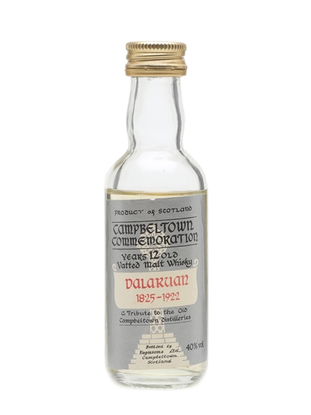 Campbeltown Commemoration 12 Year Old Dalaruan 1825 - 1922 5cl / 40%