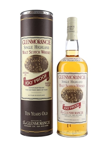 Glenmorangie 10 Year Old 100 Proof Bottled 1990s - Duty Free 100cl / 57.2%