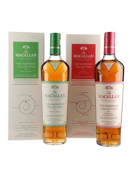 Macallan The Harmony Collection Intense Arabica & Smooth Arabica  2 x 70cl