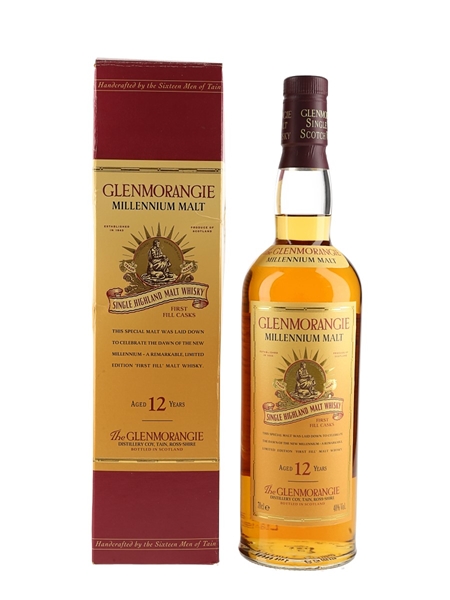 Glenmorangie 12 Year Old Millennium Malt Bottled 1990s 70cl / 40%