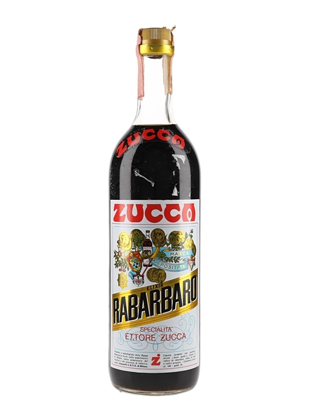 Zucca Elixir Rabarbaro Bitters Bottled 1970s-1980s 100cl / 16%