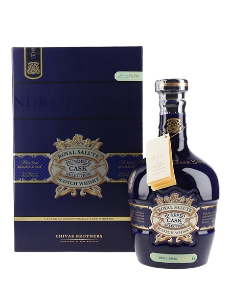 Royal Salute Hundred Cask Selection Bottled 2008 - Limited Release 6 70cl / 40%