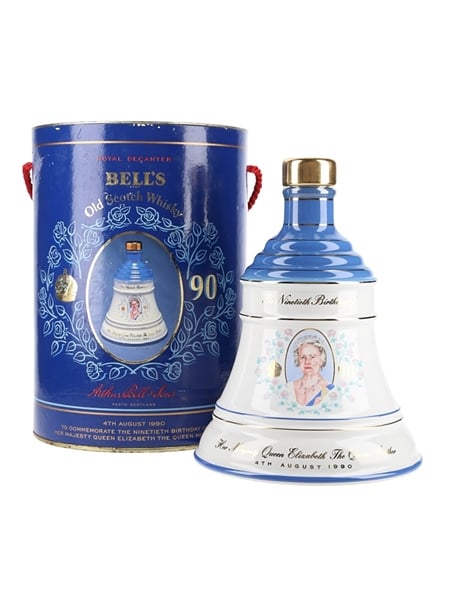 Bell's Ceramic Decanter The Queen Mother's 90th Birthday 75cl / 43%