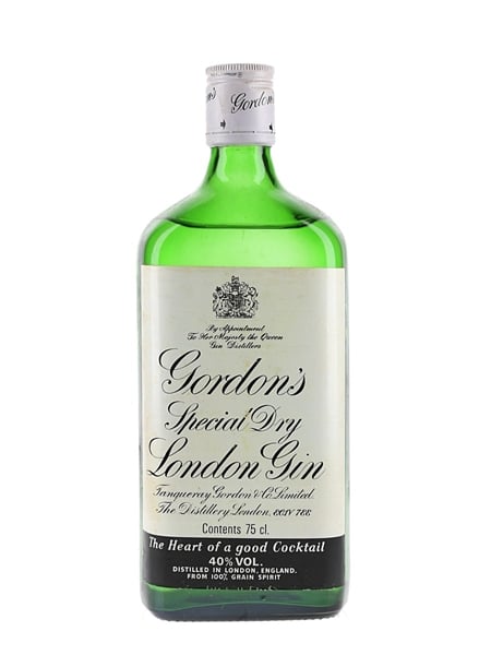 Gordon's Special Dry London Gin Bottled 1980s 75cl / 40%