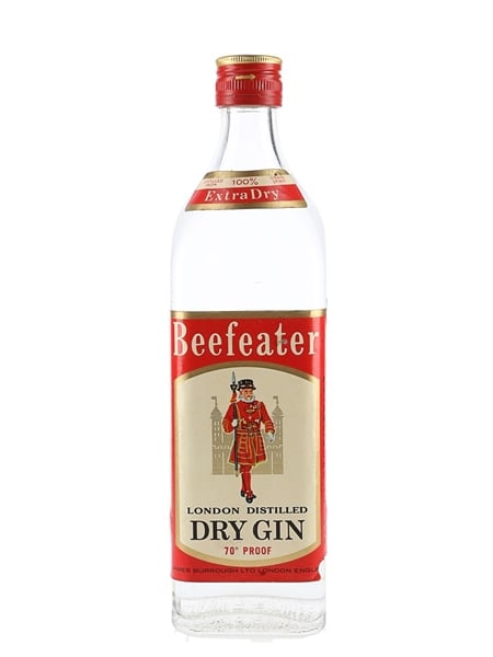 Beefeater London Distilled Dry Gin Bottled 1970s 75cl / 40%