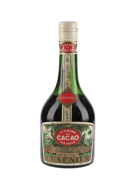 Cusenier Creme De Cacao A La Vanille Bottled 1950s-1960s 34cl / 27%