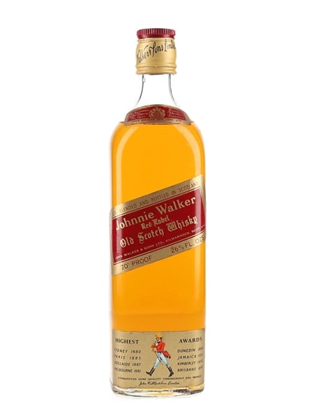 Johnnie Walker Red Label Bottled 1970s 75.7cl / 40%