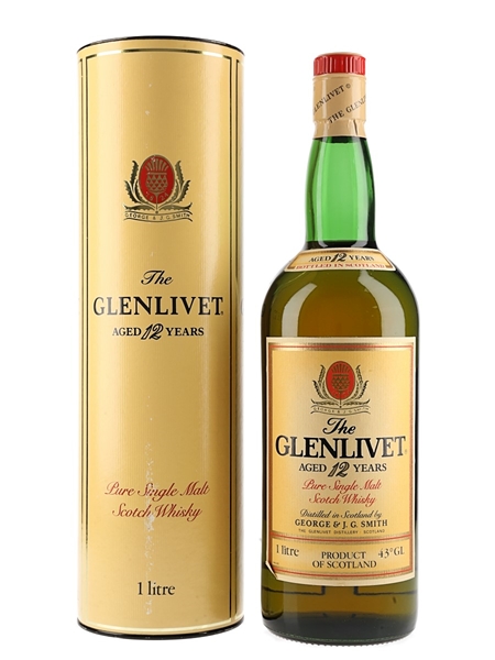 Glenlivet 12 Year Old Bottled 1980s 100cl / 43%