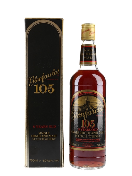 Glenfarclas 105 8 Year Old Cask Strength Bottled 1980s 75cl / 60%