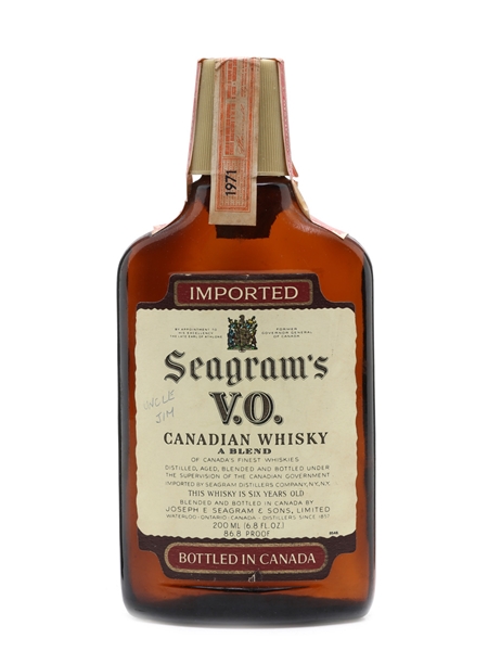 Seagram's VO 1971  20cl / 43.3%