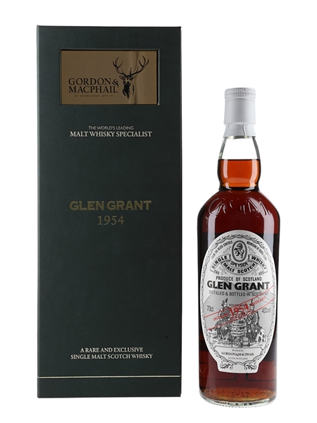 Glen Grant 1954 Gordon & MacPhail Bottled 2012 70cl / 40%