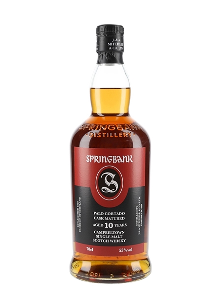 Springbank 10 Year Old Palo Cortado Cask Matured Bottled 2023 70cl / 55%