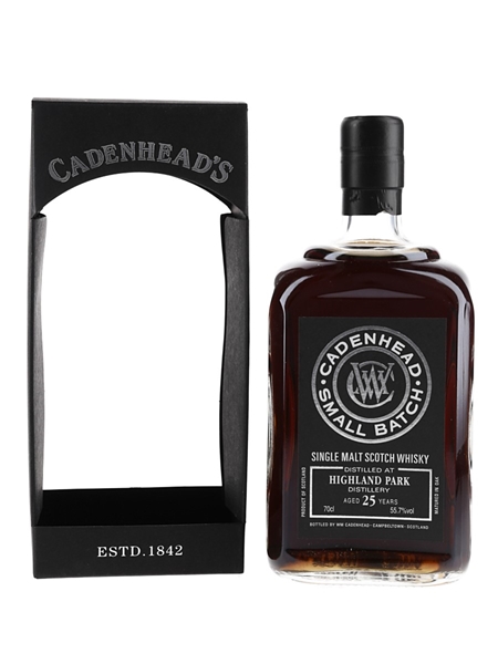 Highland Park 1988 25 Year Old Bottled 2013 - Cadenhead's 70cl / 55.7%