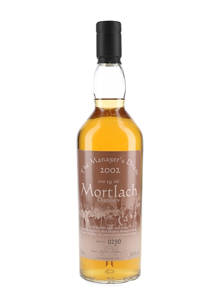 Mortlach 19 Year Old Bottled 2002 - The Manager's Dram 70cl / 55.8%