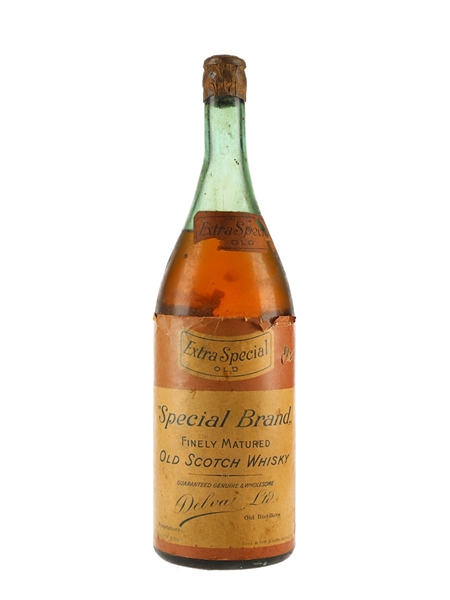 Delva Extra Special Old Special Brand 'Afrika Corps Lost Liquor' Bottled 1940s-1950s 100cl / 43%