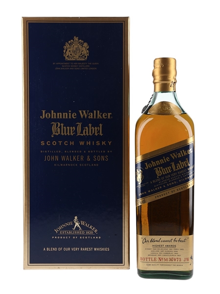 Johnnie Walker Blue Label Bottled 1990s 75cl / 43%