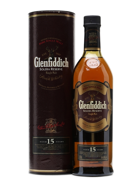 Glenfiddich 15 Years Old Solera Reserve 70cl