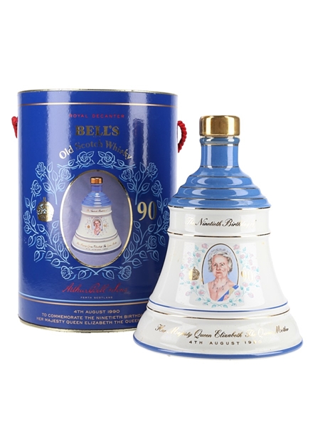 Bell's Ceramic Decanter The Queen Mother's 90th Birthday 75cl / 43%