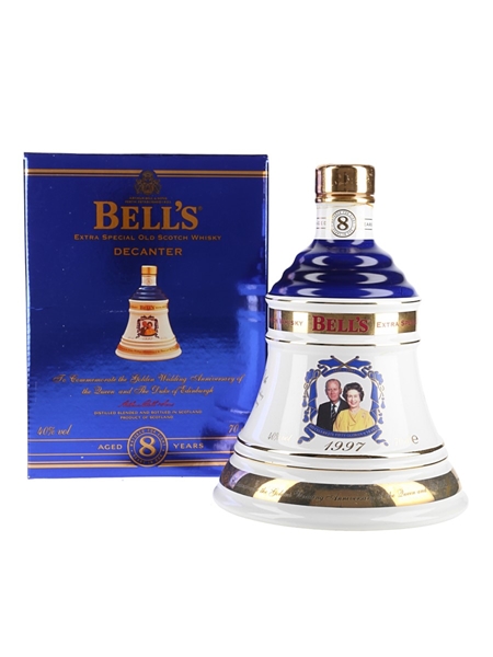 Bell's 8 Year Old Ceramic Decanter Golden Wedding Anniversary 1997 70cl / 40%