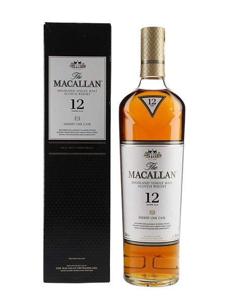 Macallan 12 Year Old Sherry Oak 70cl / 40%