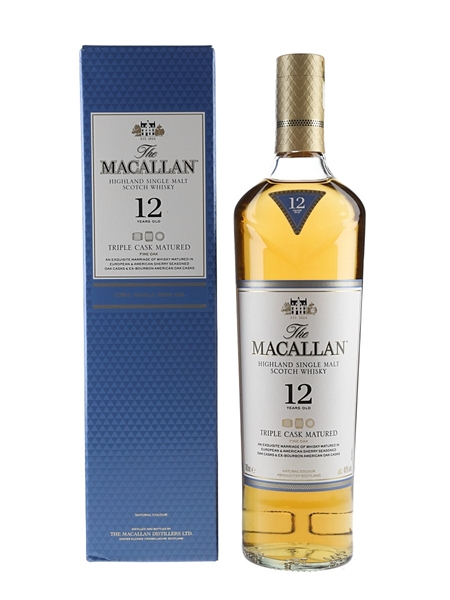 Macallan 12 Year Old Fine Oak Triple Cask Matured 70cl / 40%