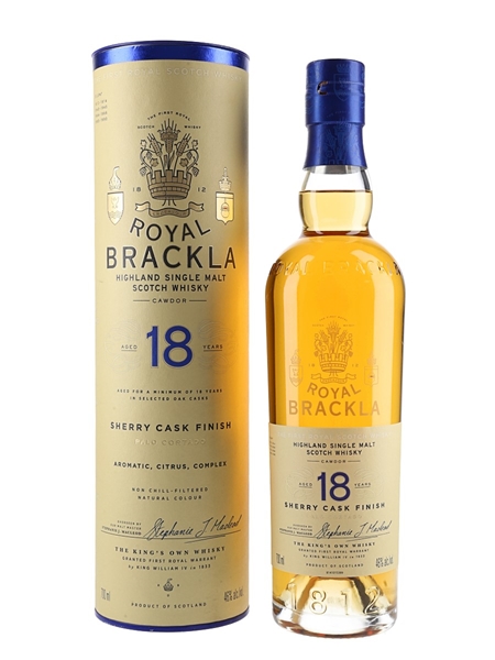 Royal Brackla 18 Year Old Palo Cortado Finish 70cl / 46%