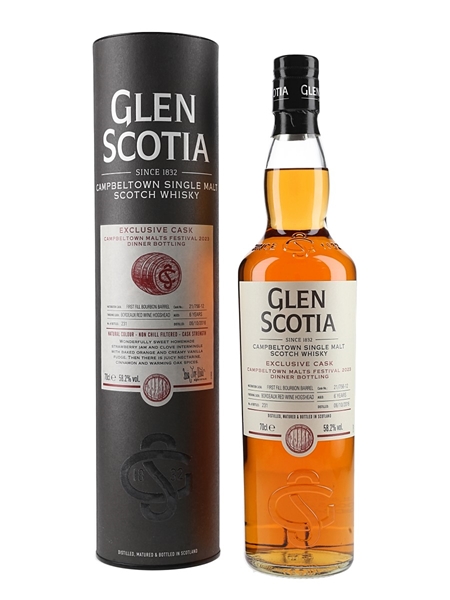 Glen Scotia 2016 6 Year Old Bottled 2023 - Campbeltown Malts Festival 2023 70cl / 58.2%