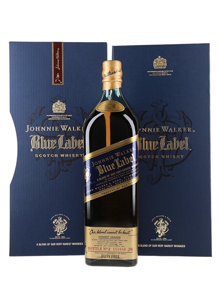 Johnnie Walker Blue Label Bottled 1990s - Duty Free 100cl / 43%