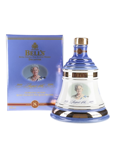 Bell's 8 Year Old Ceramic Decanter The Queen Mother's 100th Birthday 70cl / 40%