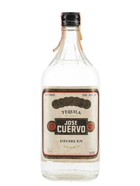 Jose Cuervo Blanco Bottled 1970s - Wax & Vitale 73.8cl / 38%