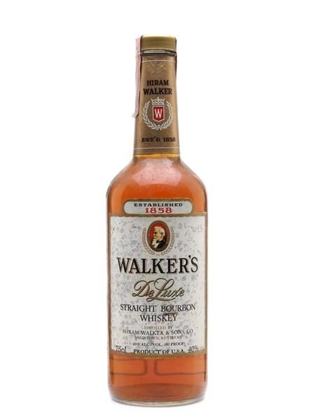 Walker's De Luxe Bottled 1980s - Hiram Walker 75cl / 40%