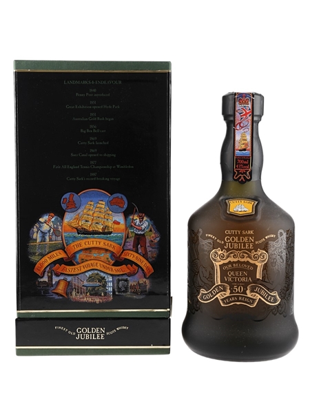 Cutty Sark Golden Jubilee Queen Victoria 50 Years Reign 70cl / 43%