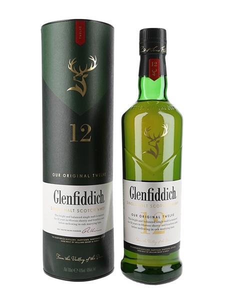 Glenfiddich 12 Year Old Our Original Twelve 70cl / 40%