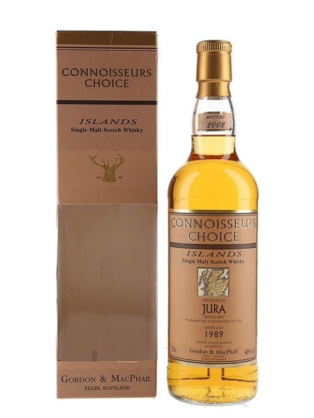 Jura 1989 Connoisseurs Choice Bottled 2002 - Gordon & MacPhail 70cl / 40%