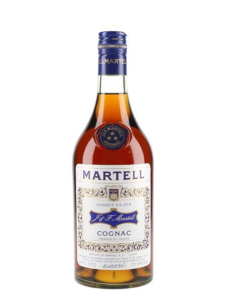 Martell 3 Star VS Bottled 1970s 68cl / 40%