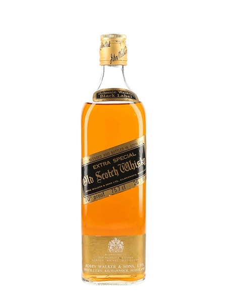 Johnnie Walker Black Label Extra Special Bottled 1970s 75.7cl / 40%