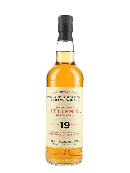 Littlemill 1992 19 Year Old Bottled 2011 - The Private Cask 70cl / 60.2%