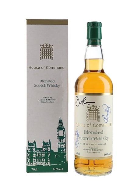 House Of Commons Bottled 2011 - Signed By David Cameron Et Al 70cl / 40%