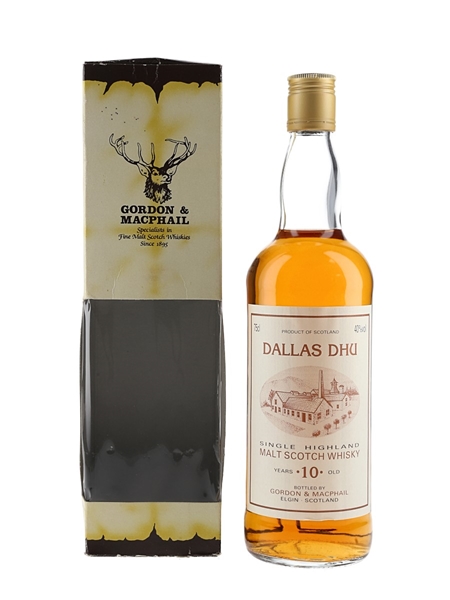 Dallas Dhu 10 Year Old Bottled 1980s - Gordon & MacPhail 75cl / 40%